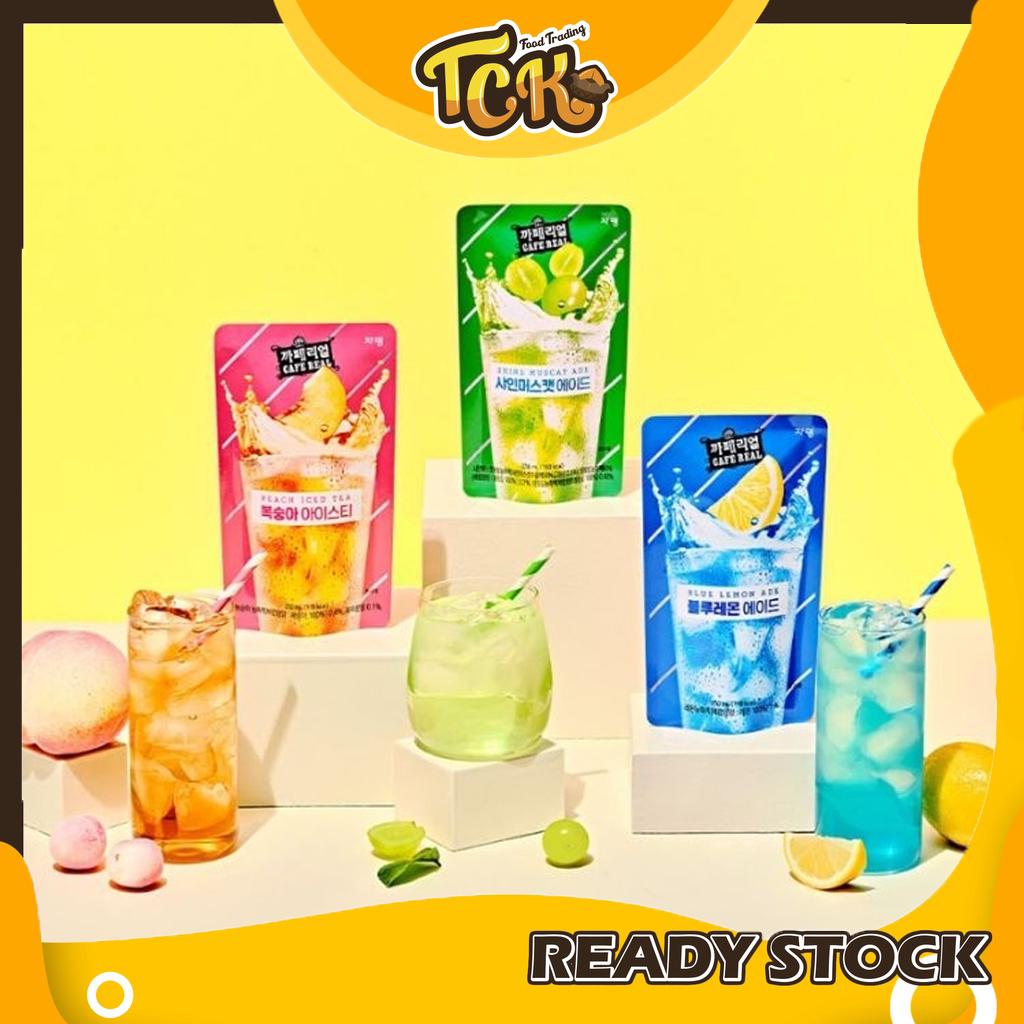 Jardin Cafe Real (Blue Lemon Ade / Peach Iced Tea / Shine Muscat Ade