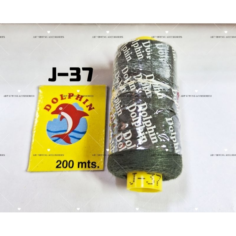 (DOLPHIN) Benang Jeans 200M/Sewing Thread Jeans 1Pcs | Shopee Malaysia