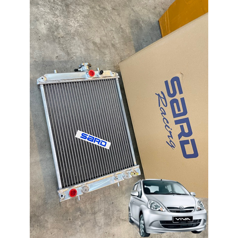 SYNERGY / SARD FULL ALUMINIUM RADIATOR PERODUA VIVA 07-14 (NA/TURBO) AT ...