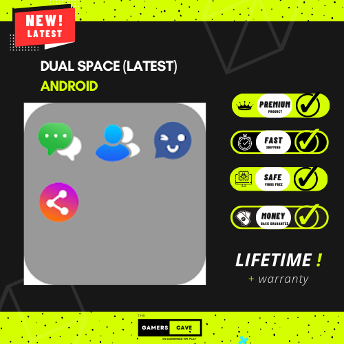 [lifetime Premium] ⚡️ Dual Space ⚡️ With Warranty ⚡️latest 2023