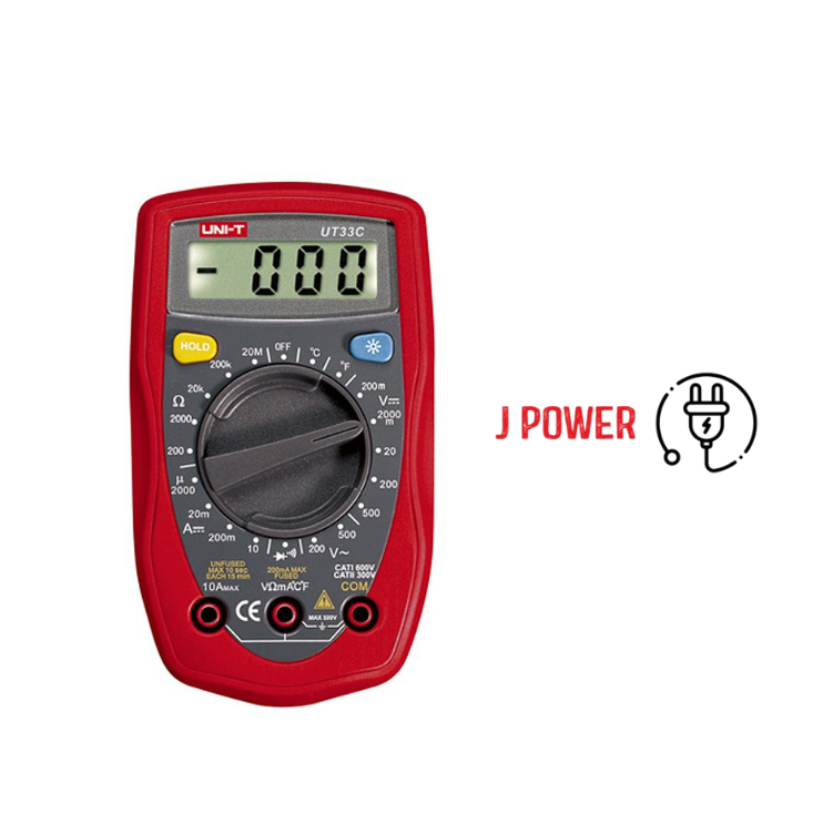 UT33C UNI-T DIGITAL METER With Temperature Checker | Shopee Malaysia