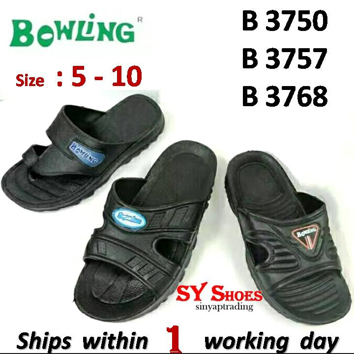 (SY Shoes) "Bowling" Adult PVC Sandals/Sliper Getah (B 3750)(B 3757)(B ...