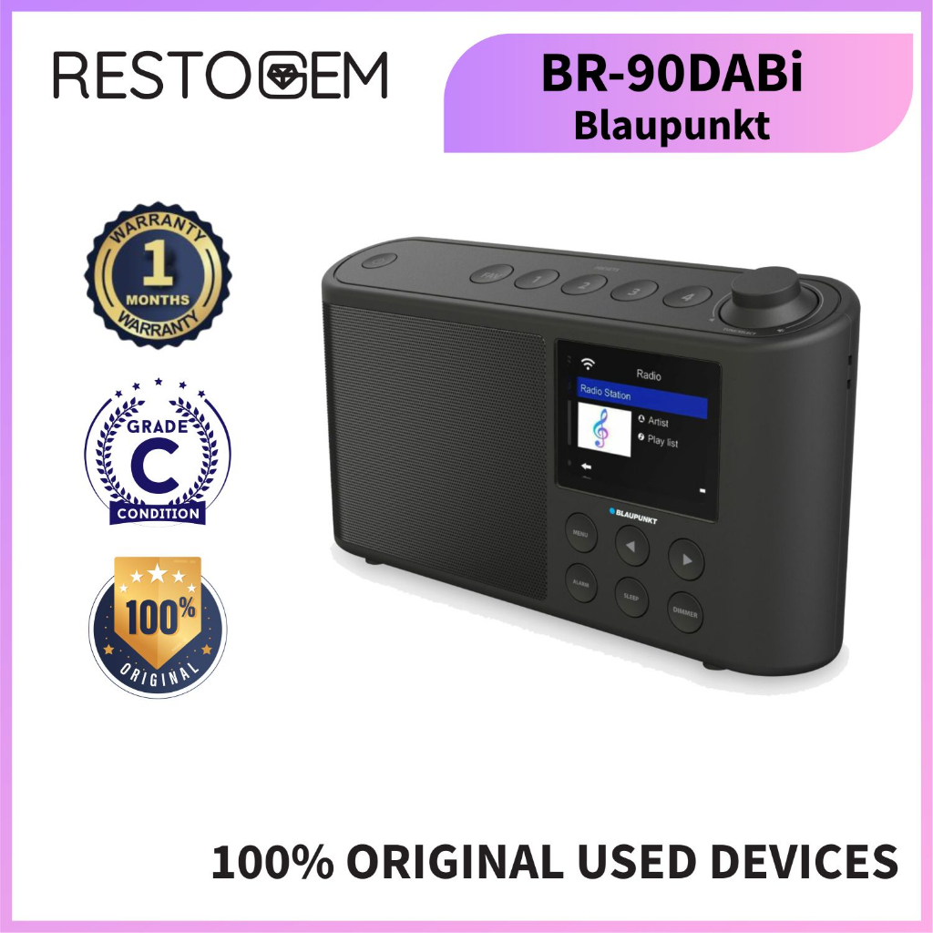Blaupunkt BR90DABi DAB+/FM Radio 100 Original U S E D Unit