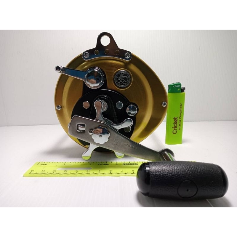 Multiplier Olympic Big Eye 5/0 Japan -Gold Edition | Shopee Malaysia
