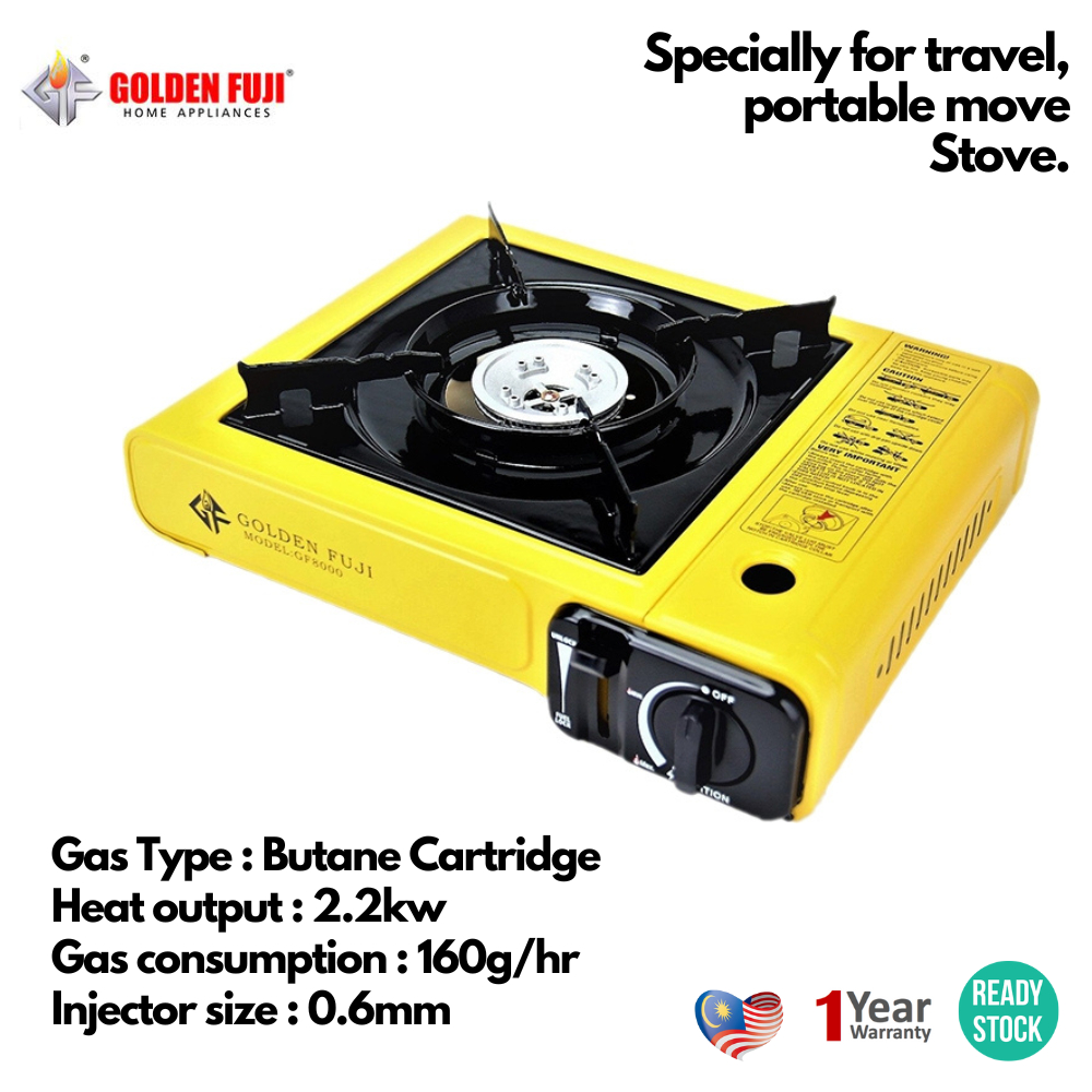 GOLDEN FUJI GF8000 Single Burner Portable Gas Cooker Stove Shopee