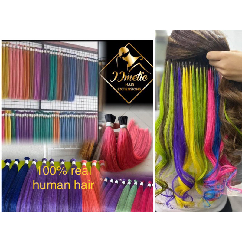 highlights. hair extensions( You can choose 12 colors for 1set cm 50