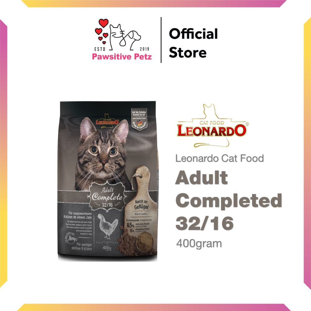 Leonardo Cat Food Grain Free 1.8kg/2kg Makanan Kucing Leonardo Cat