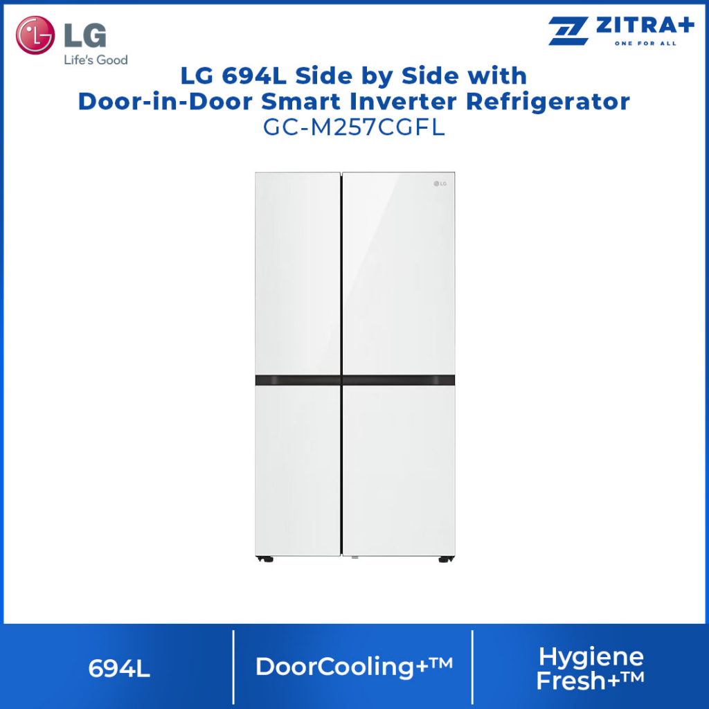 LG 694L Side by Side with Door-in-Door Smart Inverter Refrigerator GC ...
