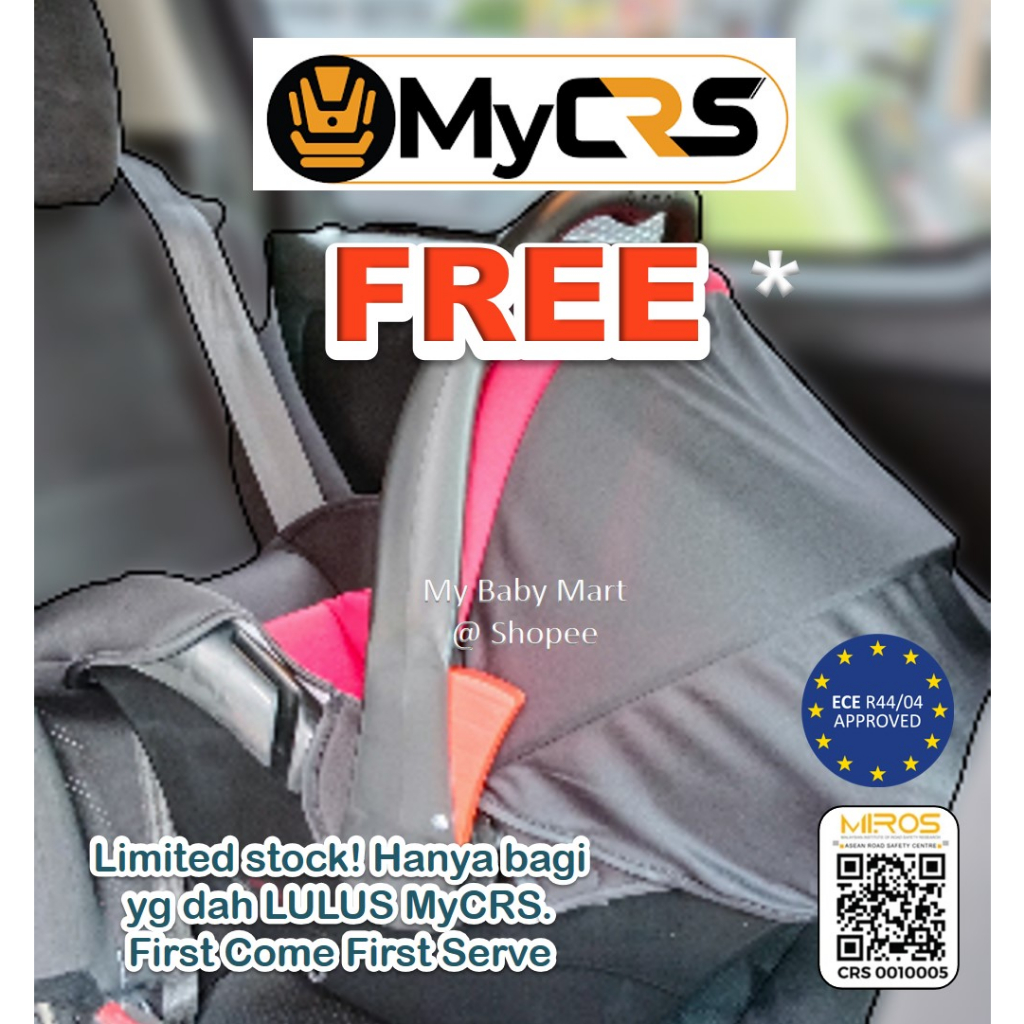 MyCRS Subsidi Baby Infant Carrier Car Seat (newborn 13kg) Shopee