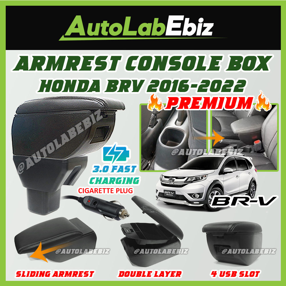 [𝗣𝗥𝗘𝗠𝗜𝗨𝗠 𝗔𝗥𝗠𝗥𝗘𝗦𝗧] Honda BRV BRV 20162022 Centre Console Box Armrest