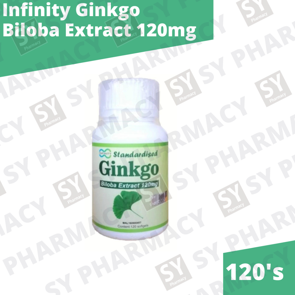 Infinity Standardised Ginkgo Biloba Extract 120's (Exp:02/2027 ...