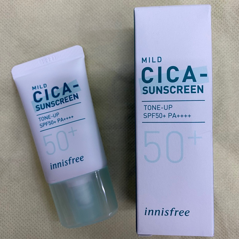 [ready Stock] Innisfree Mild Cica Sunscreen Spf50 Pa 20ml Shopee Malaysia