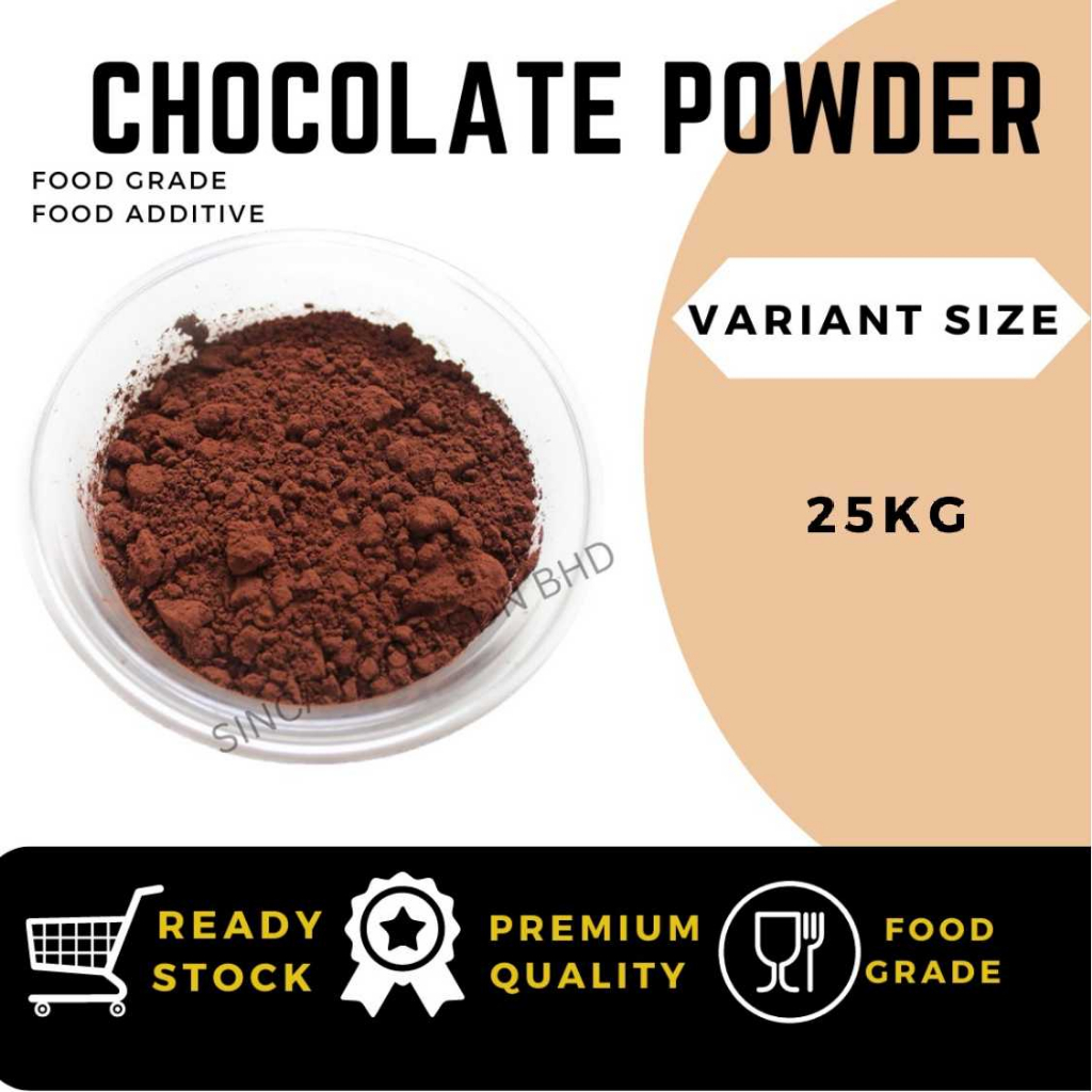 (HALAL) 【Ready Stock】 Food Grade - Chocolate Powder / SERBUK KOKO (25KG ...