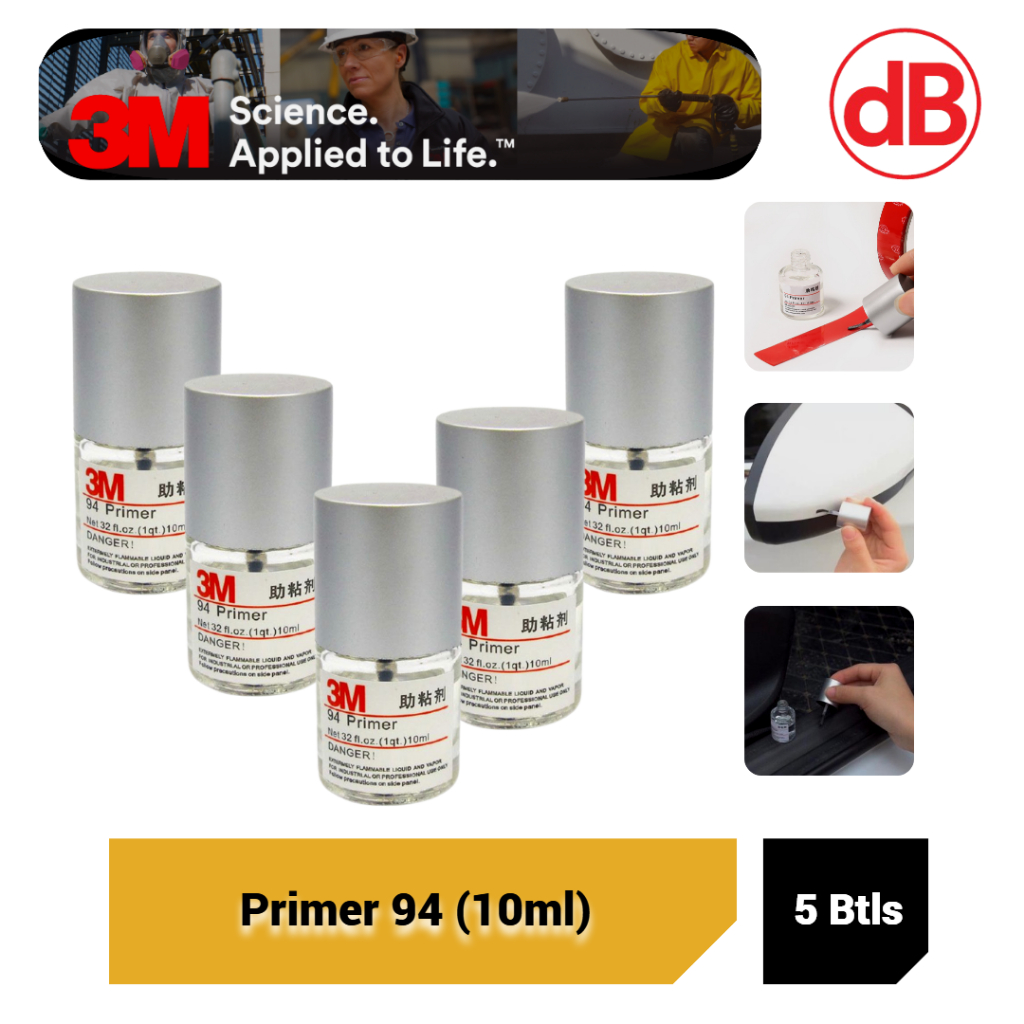 3M (10ml) x 5 Btls Tape Primer 94 Tape Adhesive Promoter Shopee