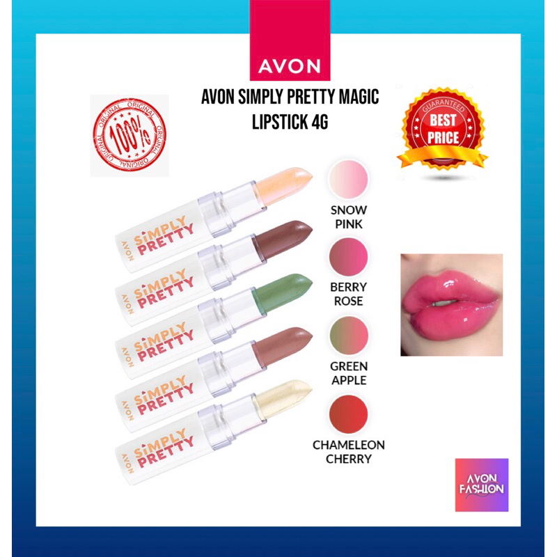 Avon Original Simply Pretty Color Magic Lipstick 4g [Ready Stock ...
