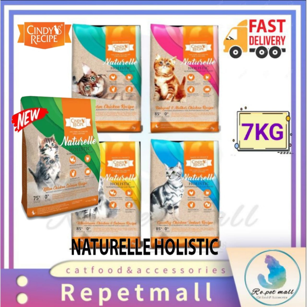 Cindy's Recipe Naturelle Holistic 7KG Original Packing( MotherBabycat ...