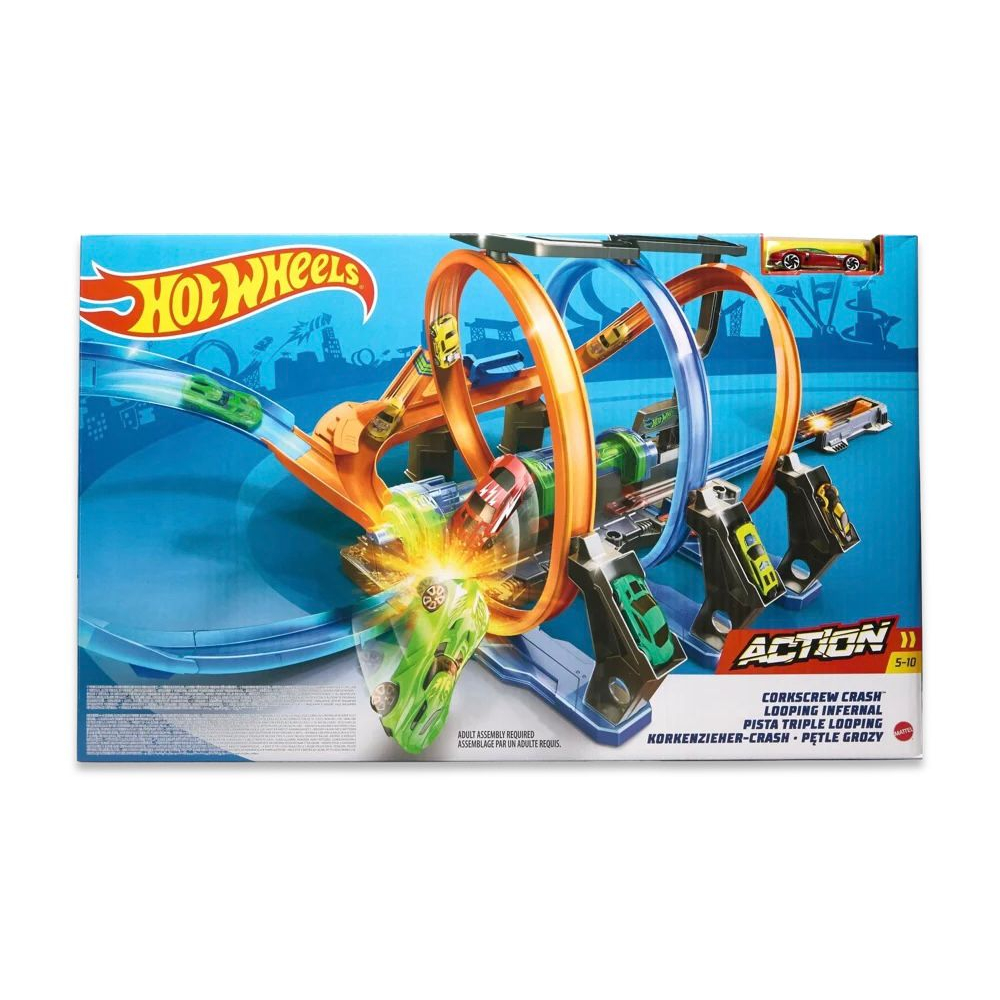 (MyToyss) Hot Wheels Action Corkscrew Crash Looping Infernal Limited Edition Shopee Malaysia
