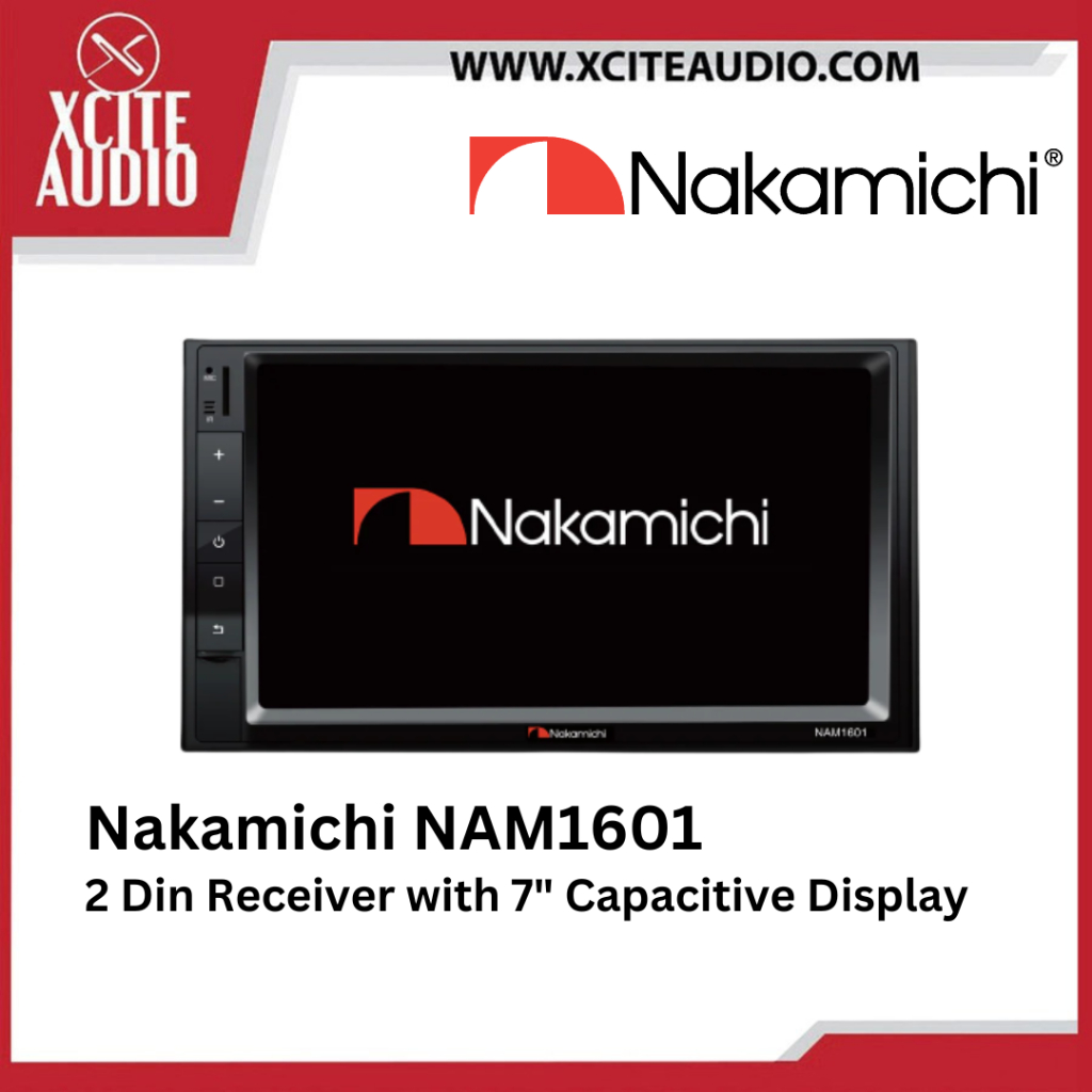 NAKAMICHI NAM1601 with 7" Inch Capacitive Display | Shopee Malaysia