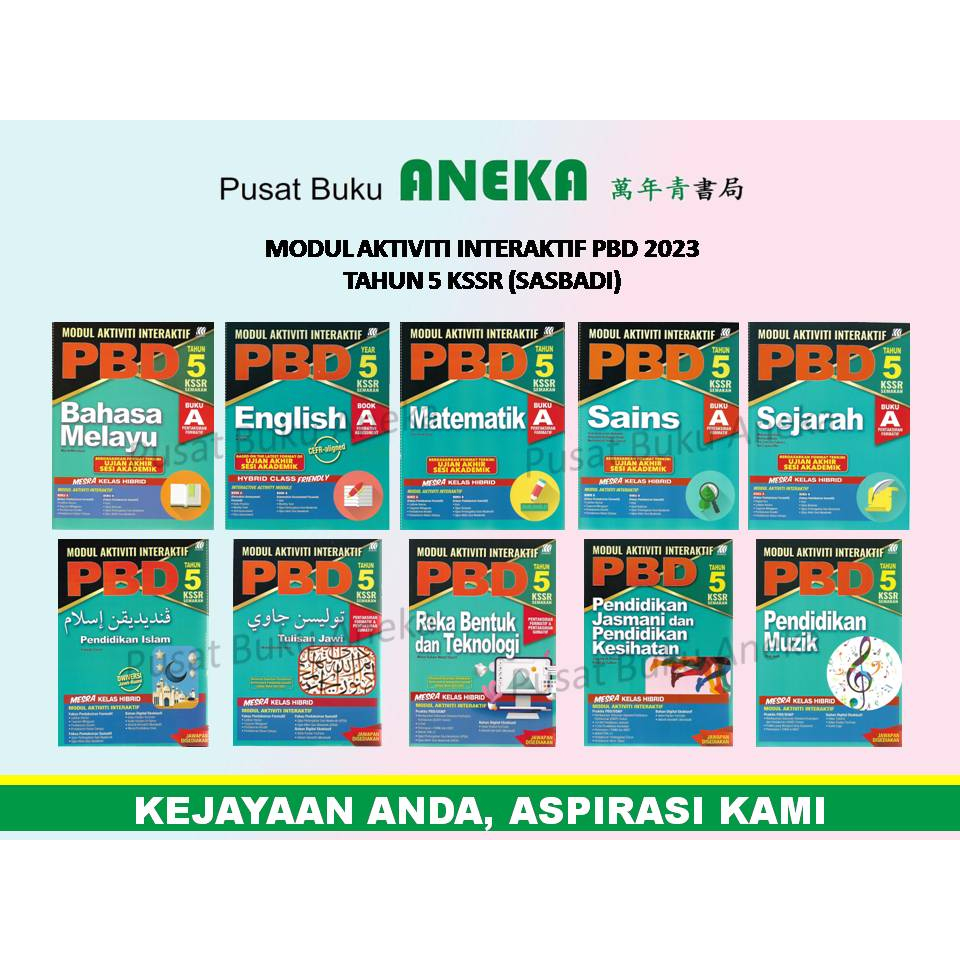 {ANEKA} MODUL AKTIVITI INTERAKTIF PBD 2023 TAHUN 5 KSSR (SASBADI ...