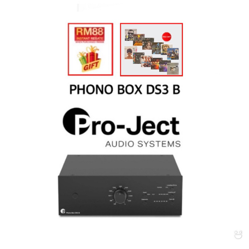 Pro-Ject Audio Systems Phono Box DS3 B Phono Stage (Made In Europe ...