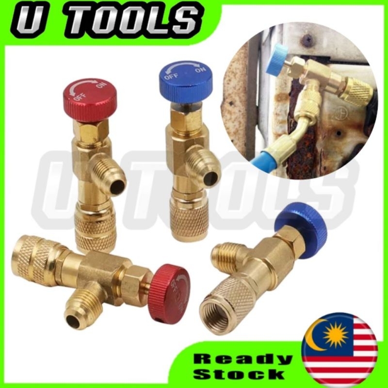 R22 R32 R410a Safety Valve Air Conditioning Quick Coupling Refrigerant ...