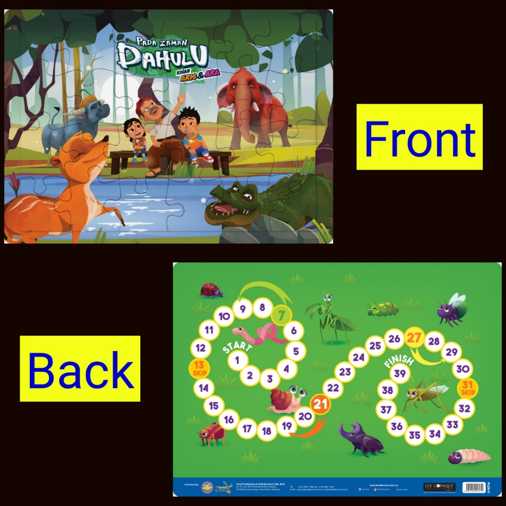 TOAD BOOKS : PADA ZAMAN DAHULU Puzzle ( Size A4 ) - PUZN PZD | Shopee ...