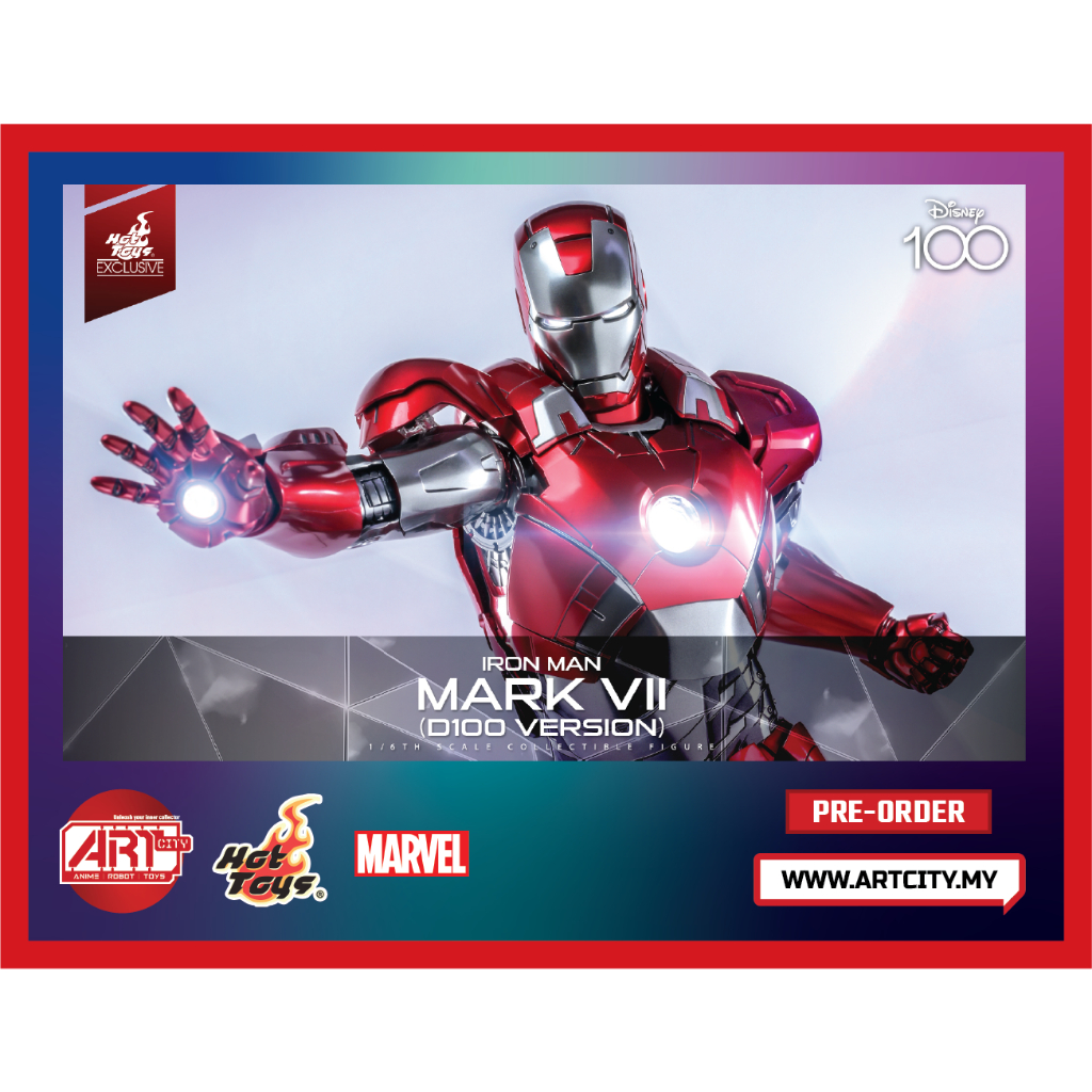ホットトイズ アイアンマンマーク 7 D100版 Disney Hot Toys - Iron