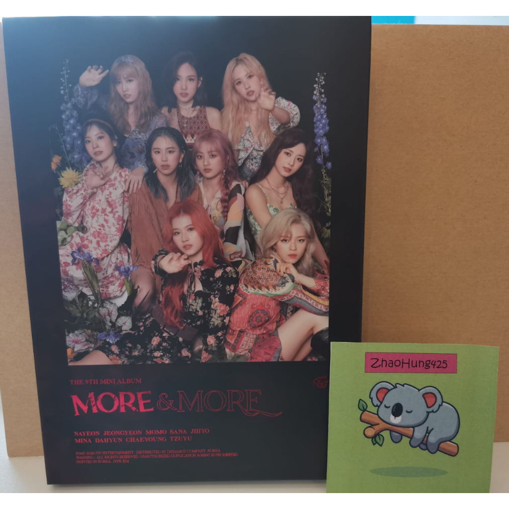 RESERVE TWICE - More & More Album include POB (Unsealed) | Shopee