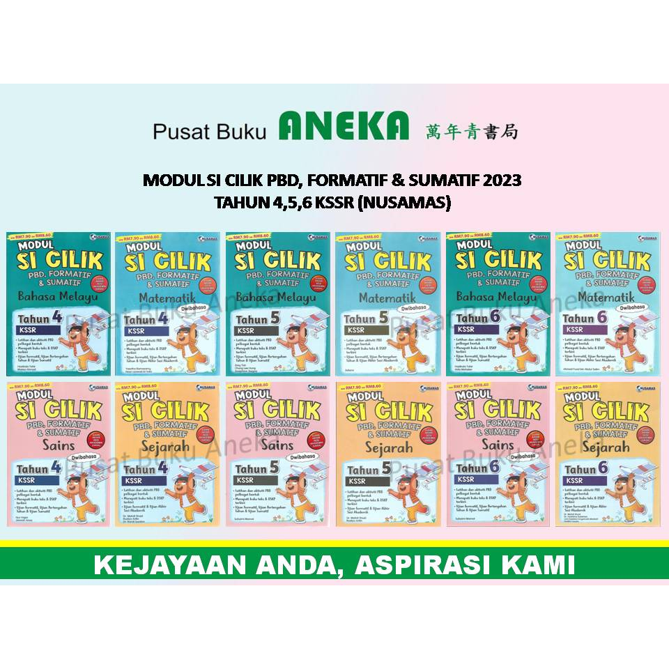 Aneka Modul Si Cilik Pbd Formatif Sumatif Tahun Kssr