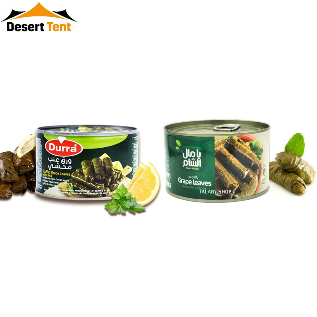 Durra/Yamal al sham Stuffed Grape Leaves Ready to Eat 400G . daun