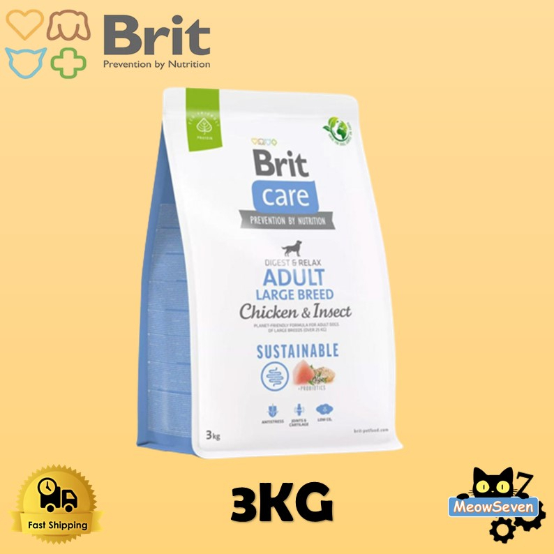 Brit Care Grain Free Dog Food 3KG Puppy, Adult, Large Breed, Senior,  Champion Show Dog Food