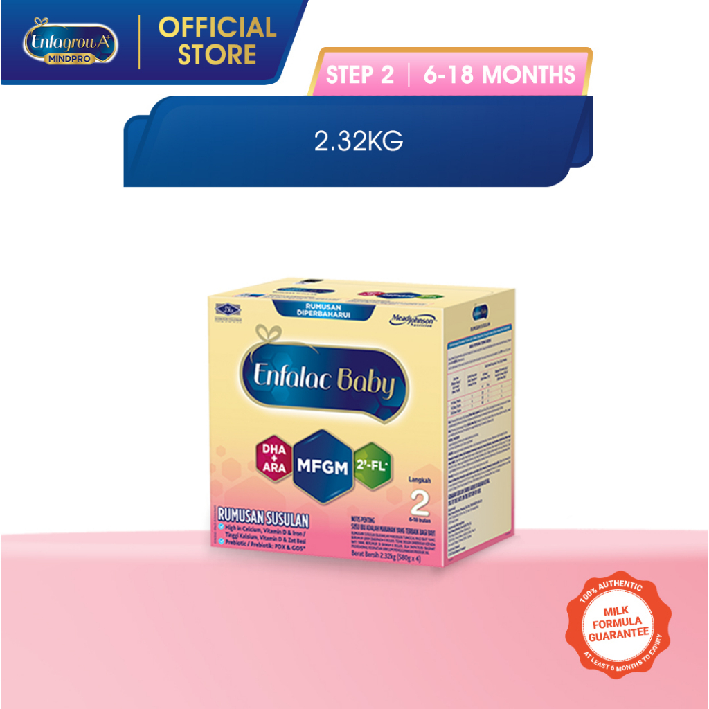 Enfalac A+/Enfalac Baby 2'FL Step 2 Susu Bayi Milk Formula Powder (2