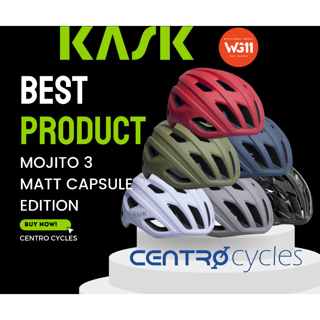 KASK Cycling Helmet (WG11) Mojito 3 MATT Capsule Edition (MALAYSIA