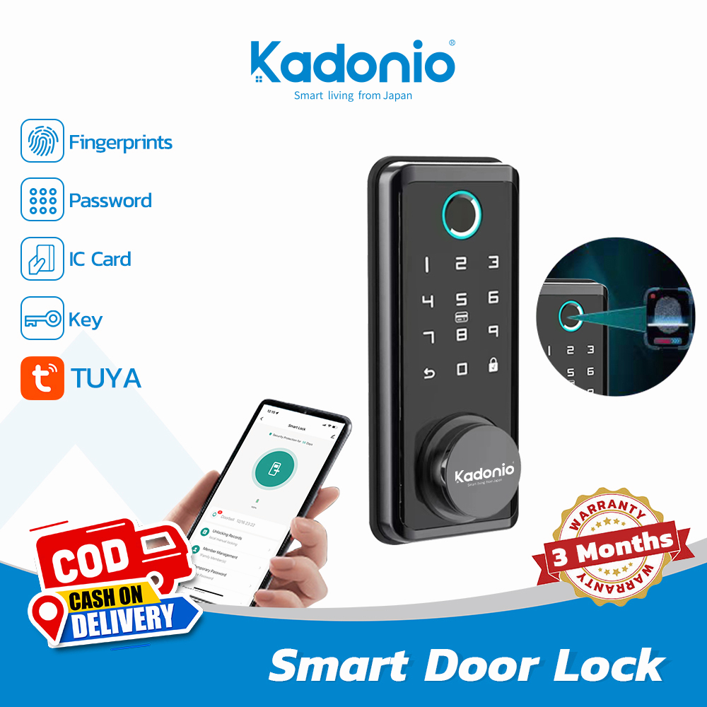 【READY STOCK】Kadonio Door Lock Smart Doorlock Digital lock TUYA