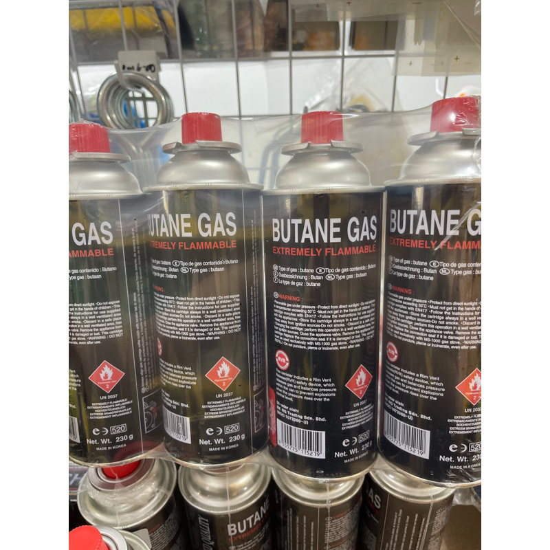 original BK LIQUEFIED BUTANE CARTRIDGE GOLDERN FUJI BUTANE GAS ...