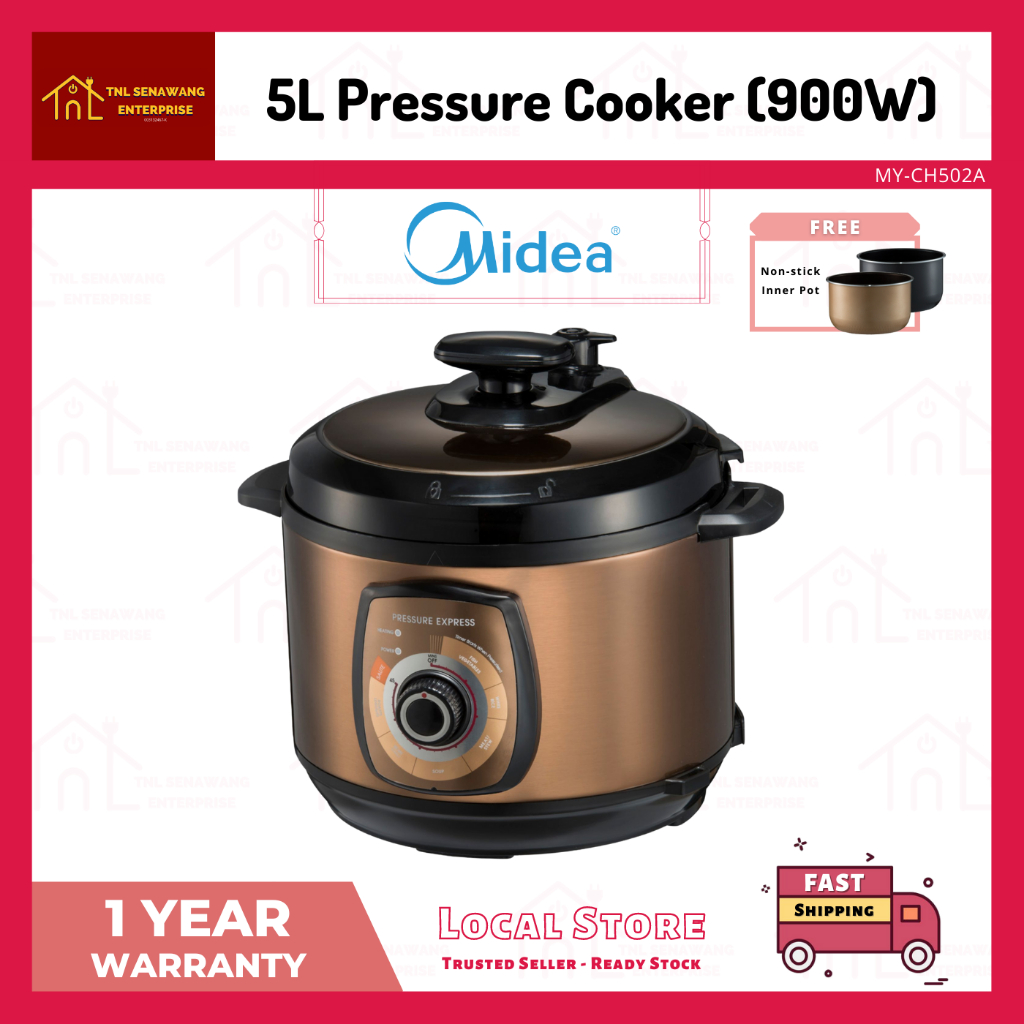 Midea pressure cooker 5l hot sale