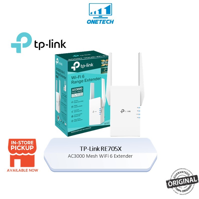 TP-Link RE705X AX3000 Mesh • See best prices today »