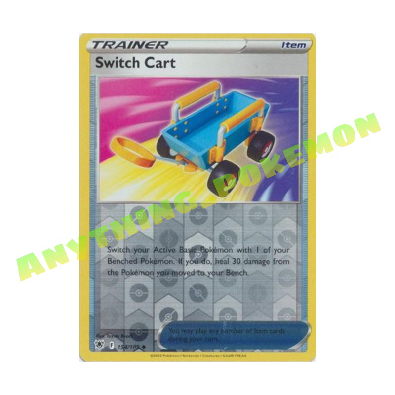 Pokmon Trainer Card - Switch Cart 154/189 NORMAL/REVERSE HOLO | Shopee  Malaysia