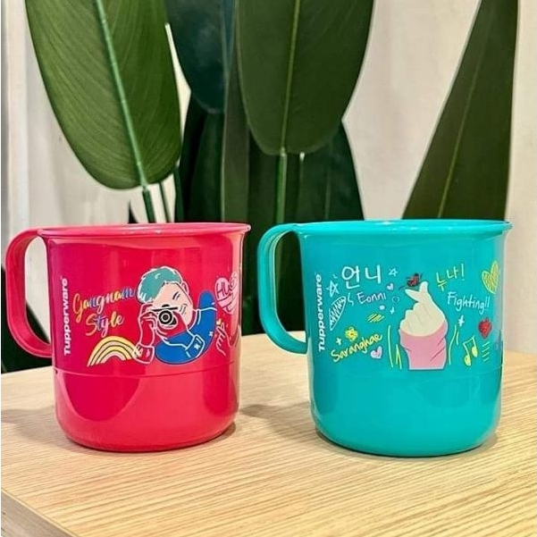 Tupperware K Love Micro Mug 350ml microwaveable mug Korean love blossom