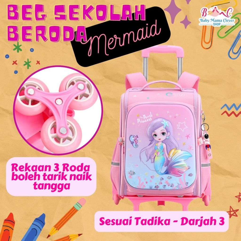Beg sekolah roda hotsell