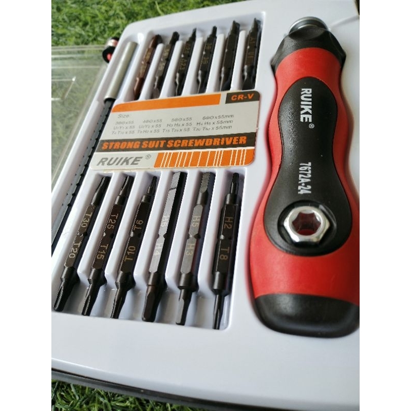 RUIKE 24 Bit Multifunction Screwdriver Set 24HEAD UNIVERSAL