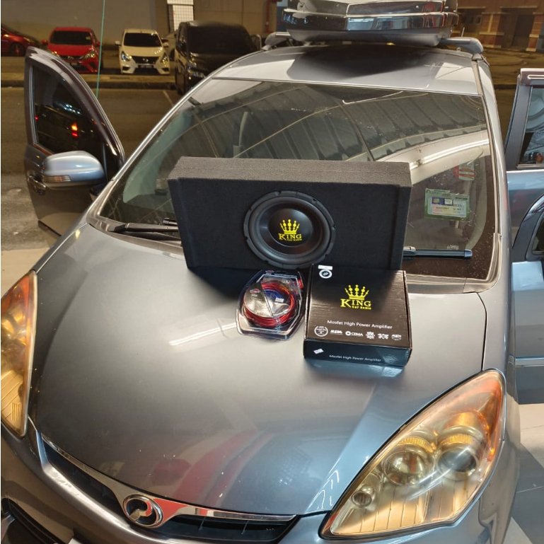 For Suv/Mpv Car Alza Exora PACKAGE SET KING Car Audio 10" Woofer 500w