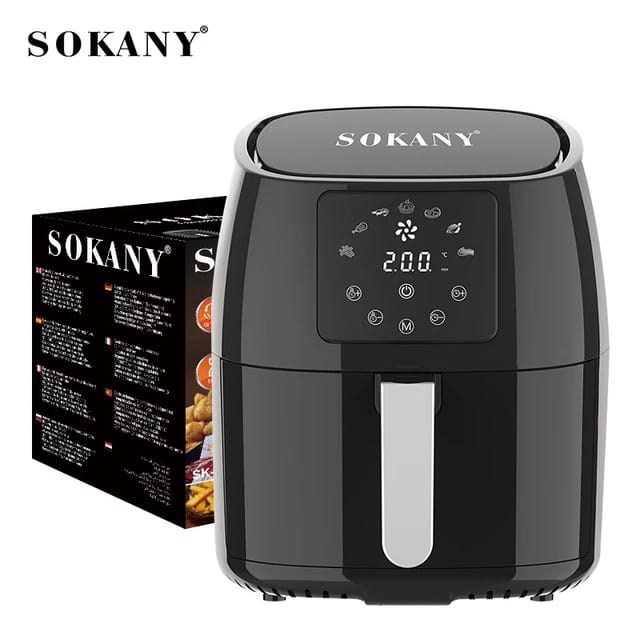 SOKANY AIR FRYER DIGITAL 5.0 LITRE KAPASITI BESAR 5 LITRE | Shopee Malaysia