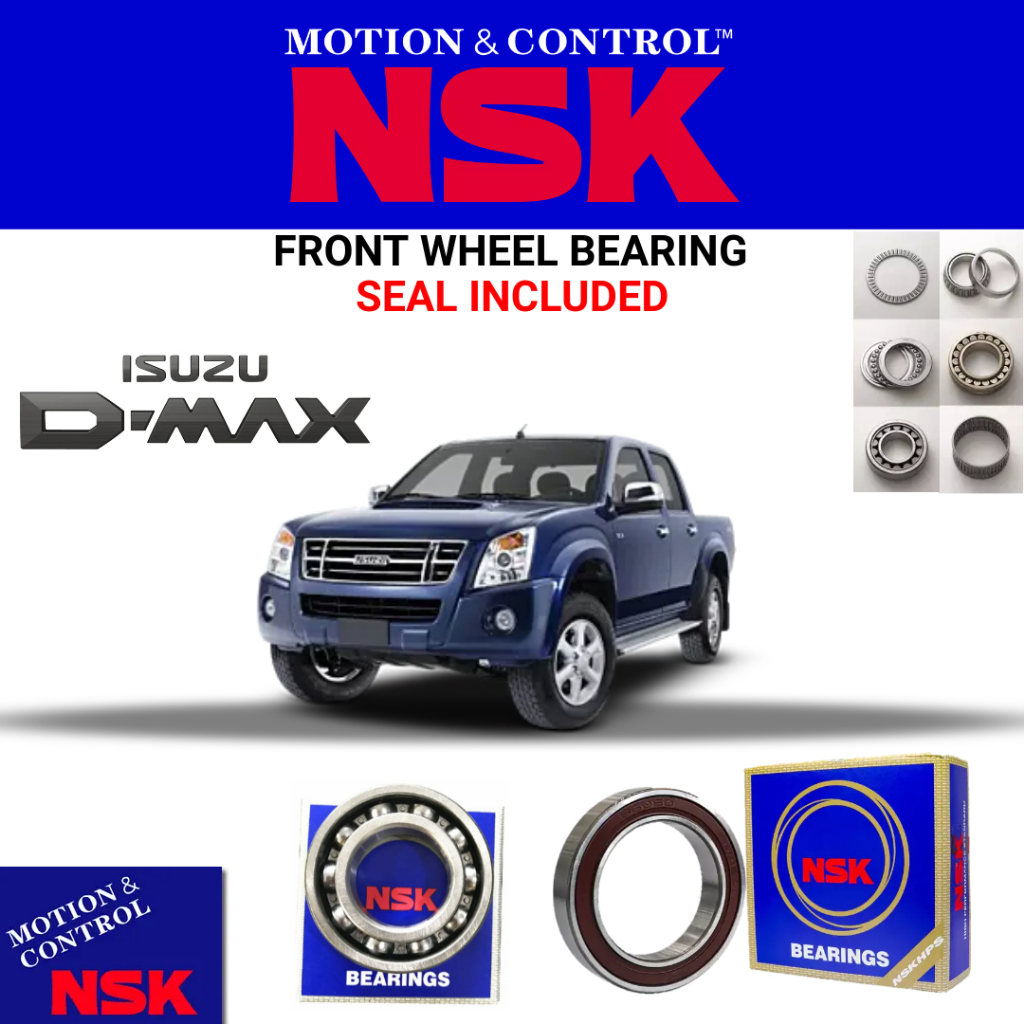 ISUZU DMAX Front Wheel BearinG Set NSK Japan Bearings Original Bearing