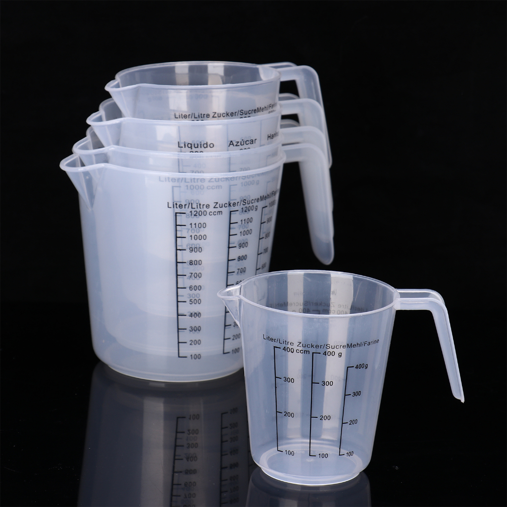 1200ml/1200gram Plastic Measuring Cup Measuring Jug with Handle Bekas ...