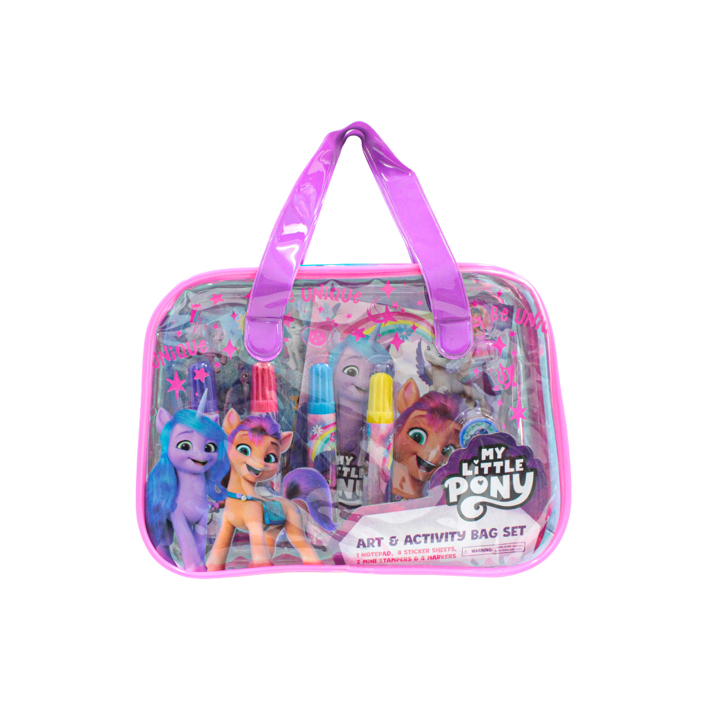 My Little Pony Movie Art Activity Bag Set For School Kids Shopee Malaysia