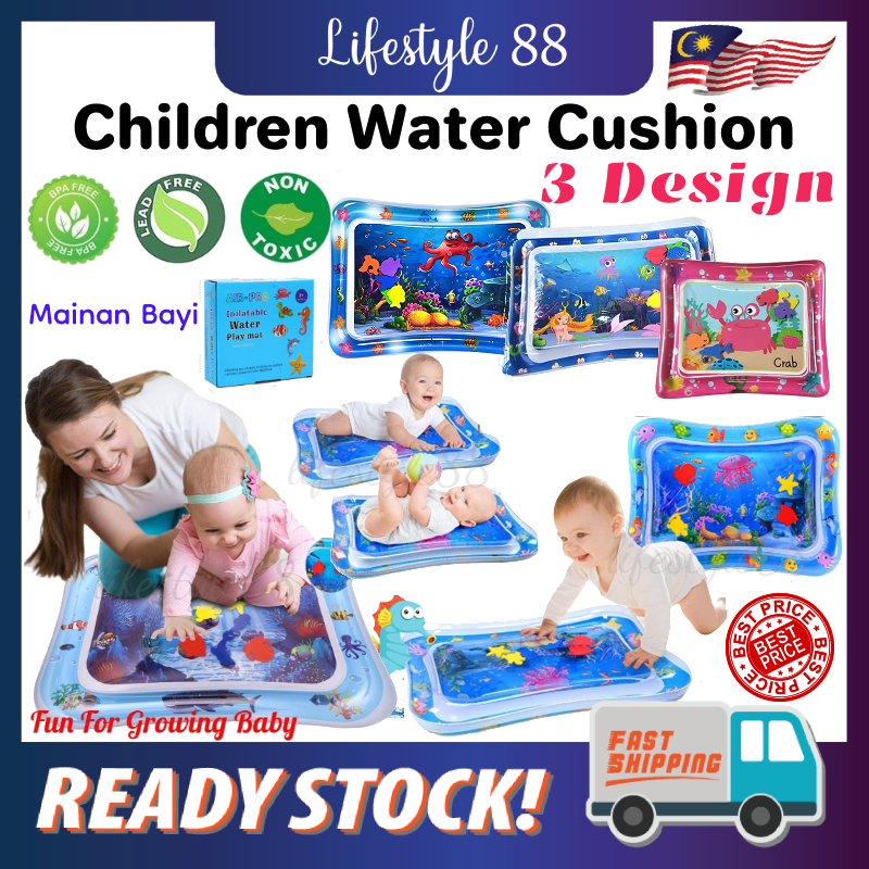 Baby Slapped Pad Water Mat tummy time toy Cushion Prone Pat