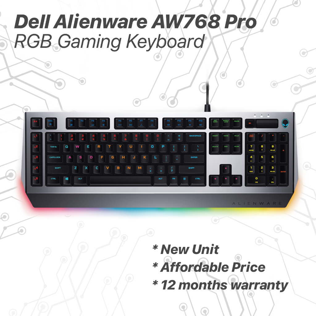 PREORDERS ONLY! Alienware Pro Gaming Keyboard AW768 | Shopee Malaysia