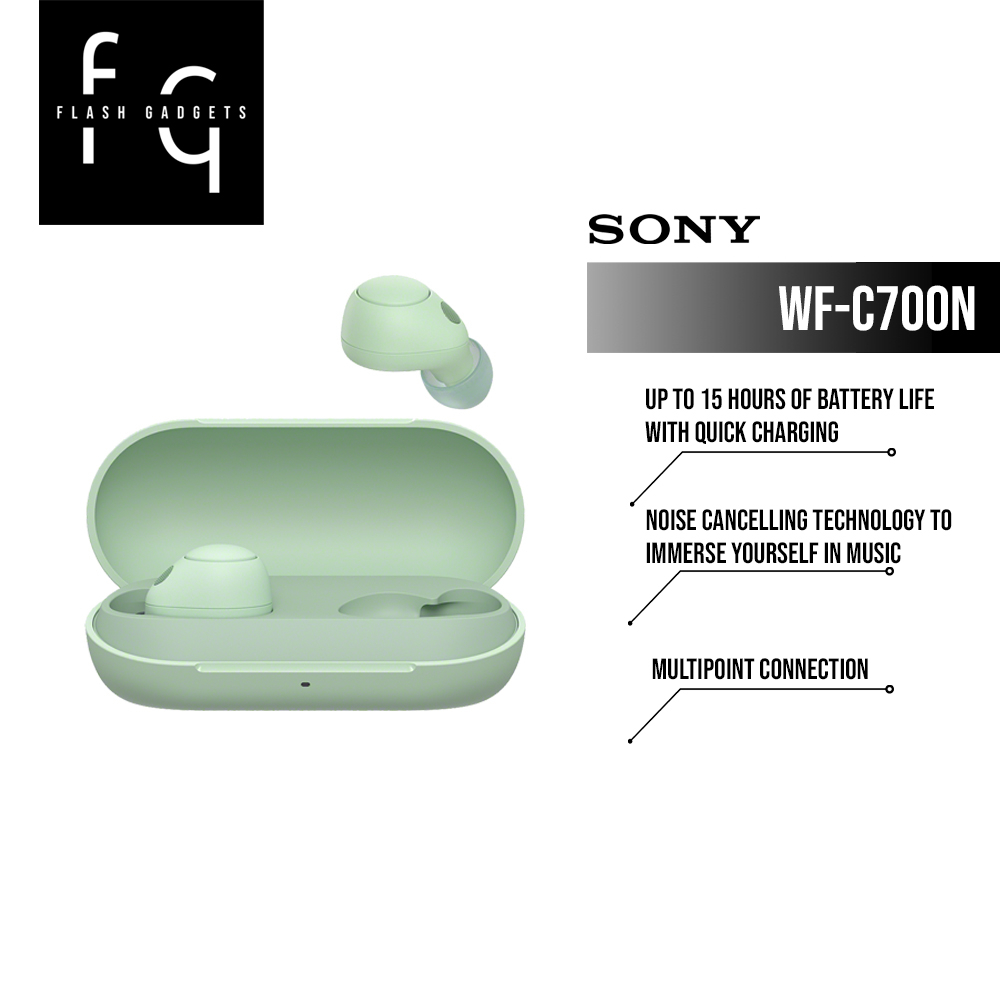 Sony WF-C700N Truly Wireless Noise Canceling In-Ear Headphones, Black 
