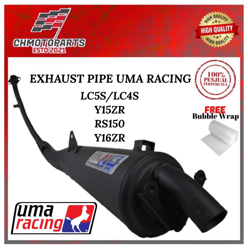 UMA RACING EXHAUST PAIP Y15ZR LC135 V2V8 Fi Y16ZR RS150 RSX150 LC135 5s BACK PRESSURE & TRU